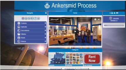 Recently, Ankersmid has started a new site structure and we are also active in various social media such as Facebook, Google Plus, LinkedIn & YouTube